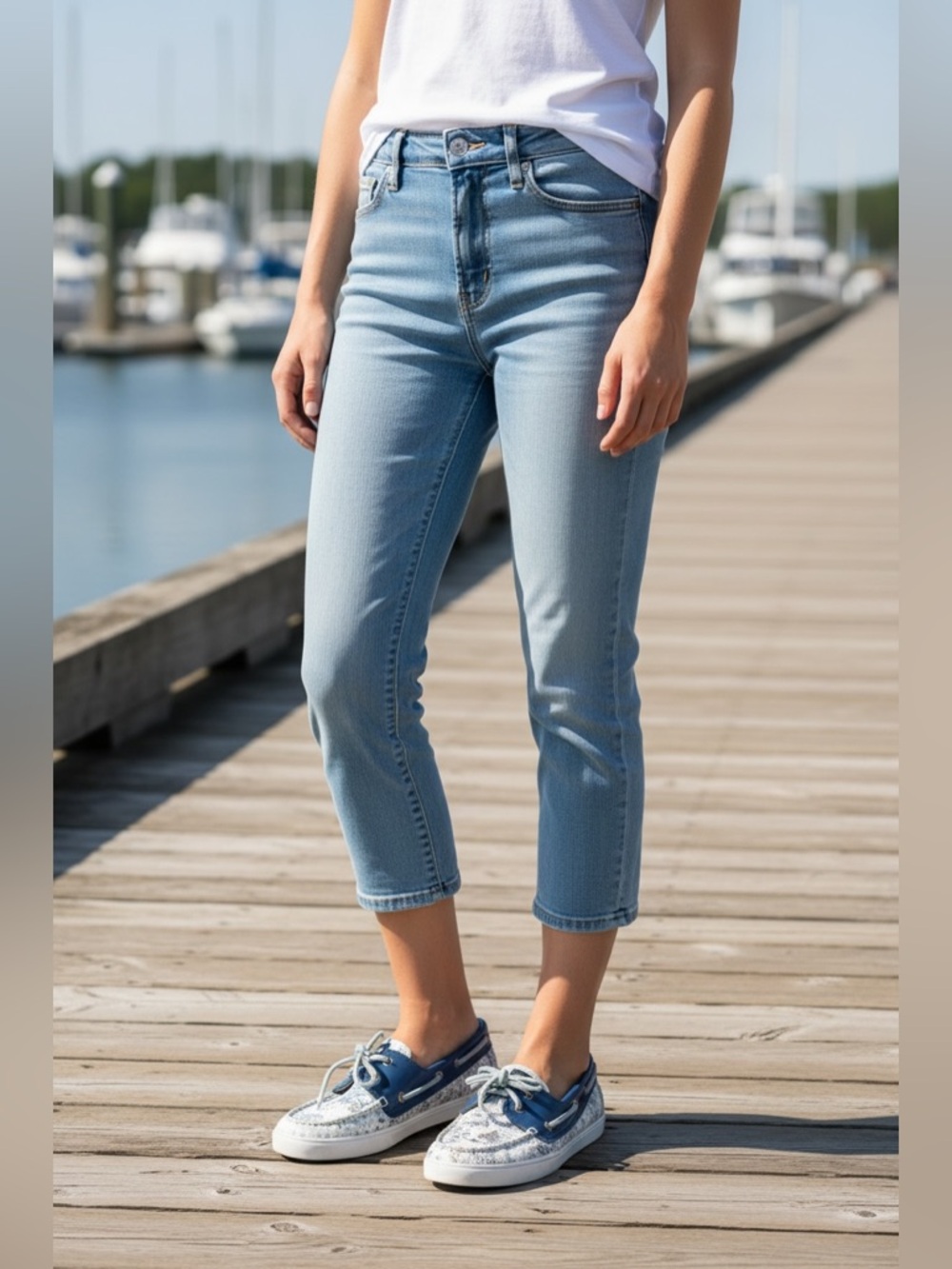 Sperry Top-Sider Mermaid Print Boat Shoes | Sequin Nautical Flats Size 8.5